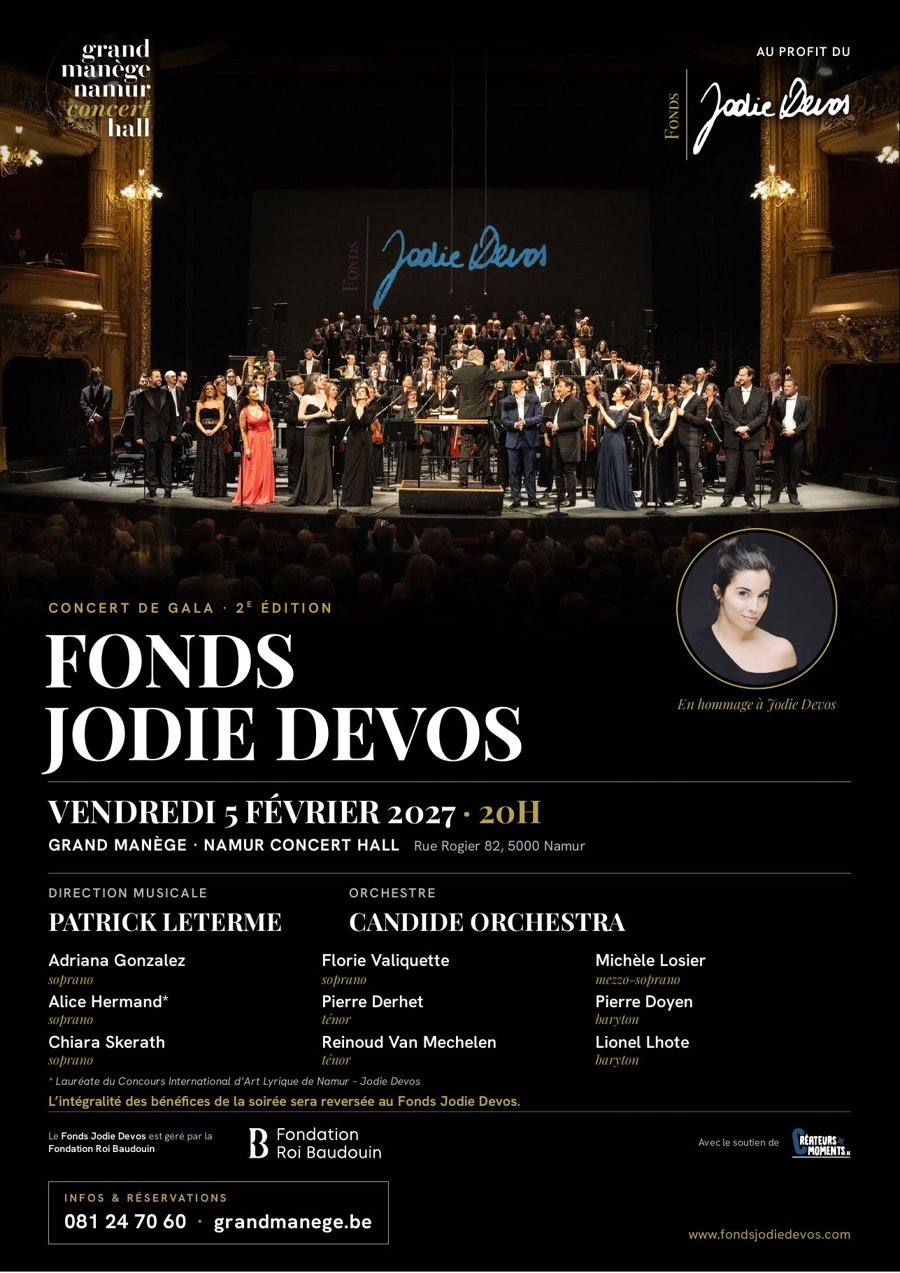 Affiche officielle du concert de gala du 5 février 2027